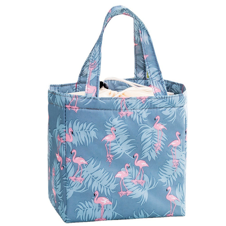 Insulated Tropical Print Lunch Bag