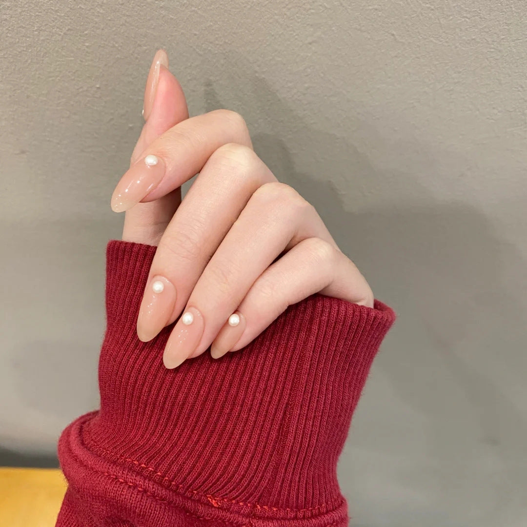 Artificial nails with elegant bow motifs Bowlift