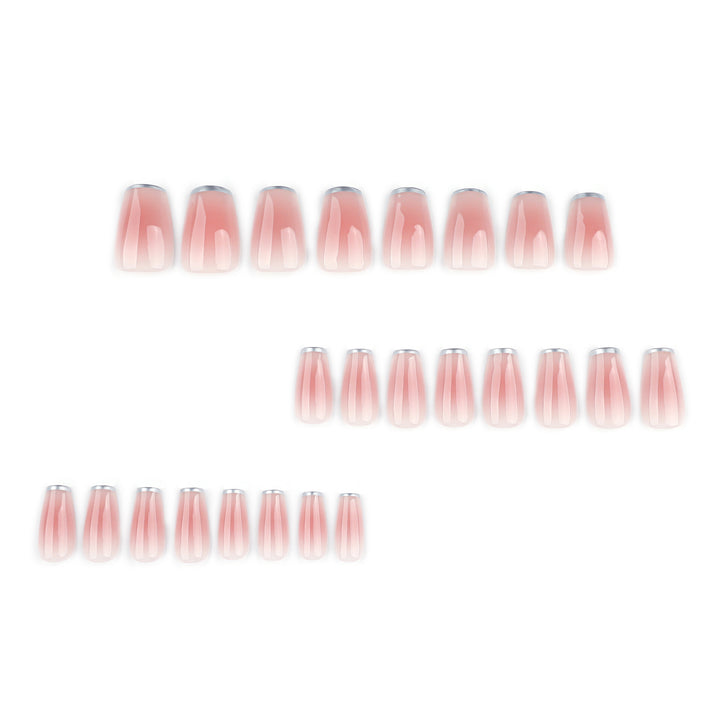 Elegant Nail Extensions with Translucent French Tip Bowlift