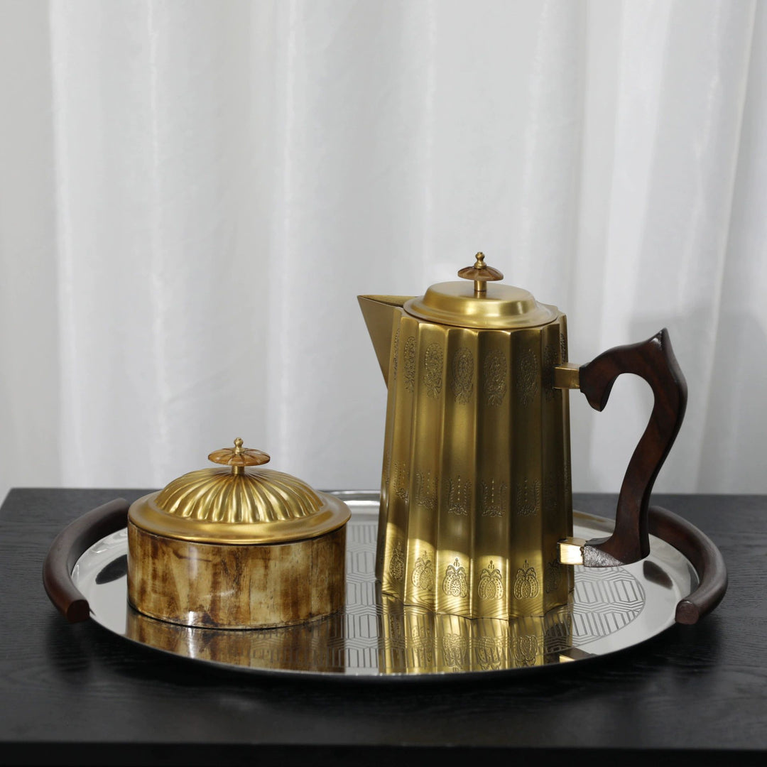 Elegant Brass Candleabra