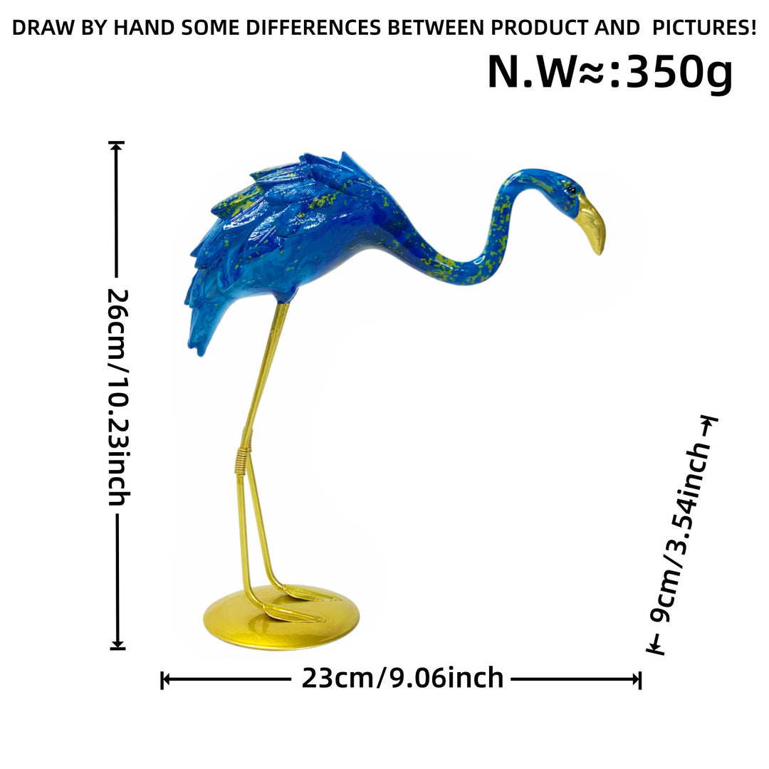 Decorative Flamingo Sculpture Bowlift