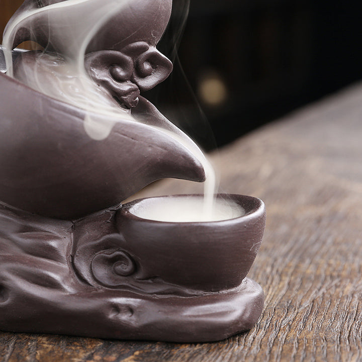 Decorative Smoke Fountain Incense Holder