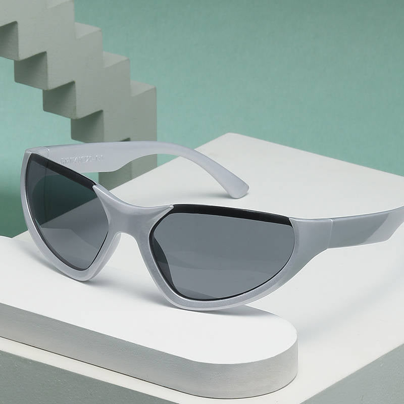 Women's sporty bicycle sunglasses with aerodynamic design Bowlift