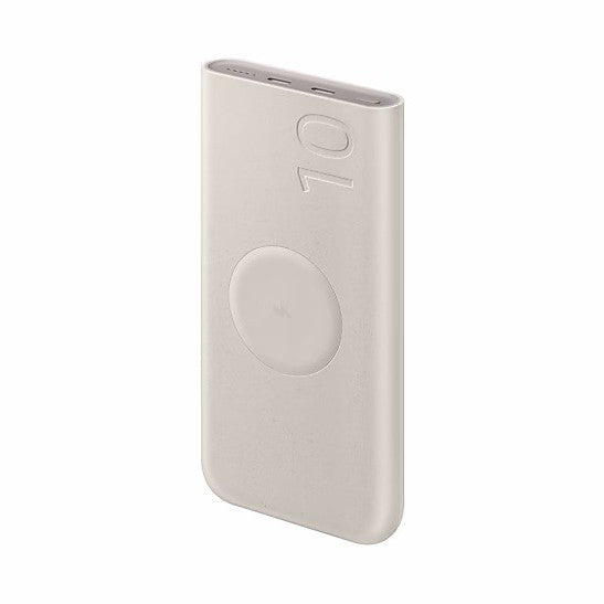 Slim Magnetic wireless power bank with built-in USB-C fast charge and textured eco-shell Bowlift