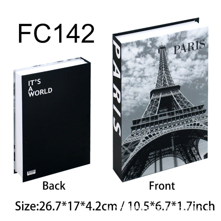 Decorative Hardcover Hidden Storage Book Safe Bowlift