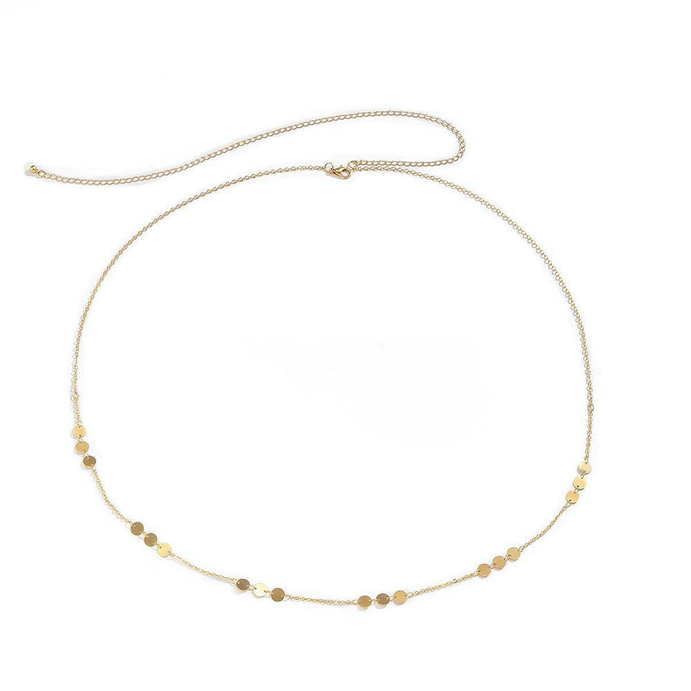 Delicate Beaded Chain Necklace Bowlift