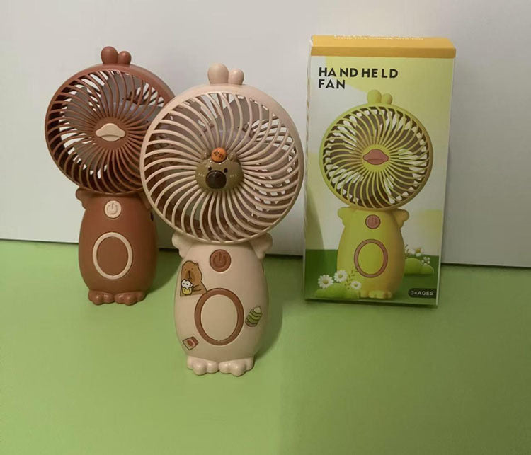 Unisex Portable Handheld Fan in Creative Animal Design Bowlift