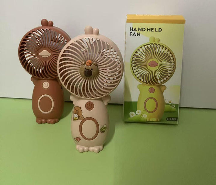 Unisex Portable Handheld Fan in Creative Animal Design Bowlift