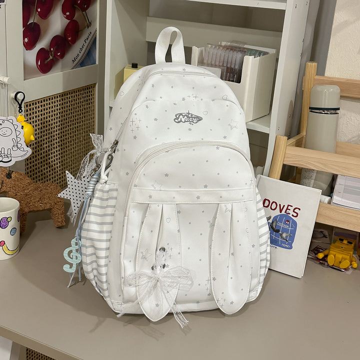 Charming Bunny-Ear Design Backpack Bowlift