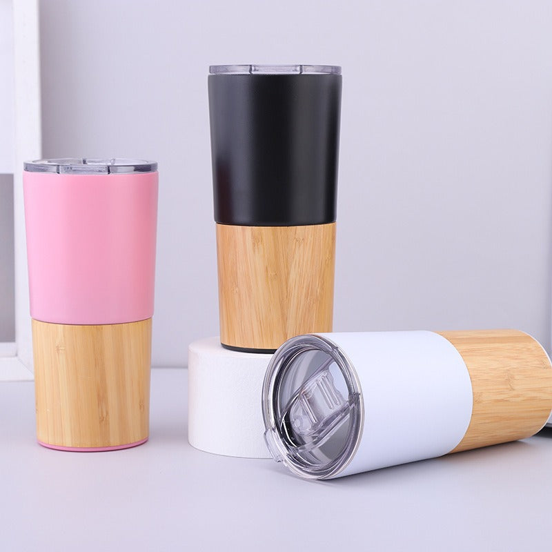Women eco-friendly coffee mug with bamboo look Bowlift