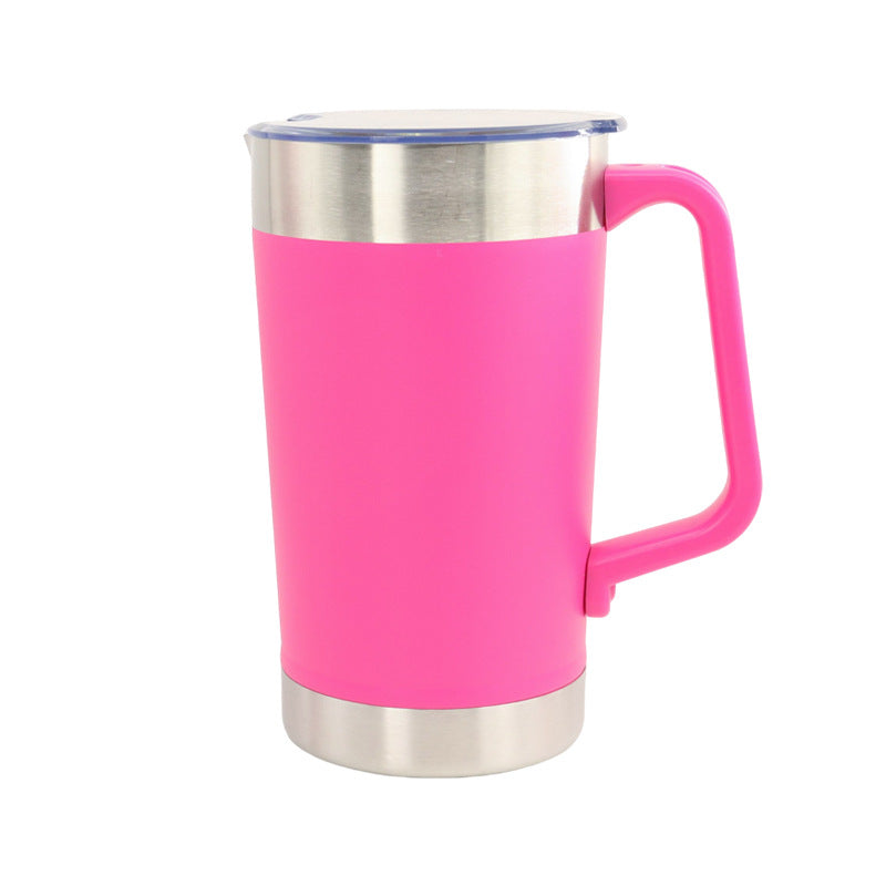 Women's insulated coffee cup with ergonomic handle Bowlift