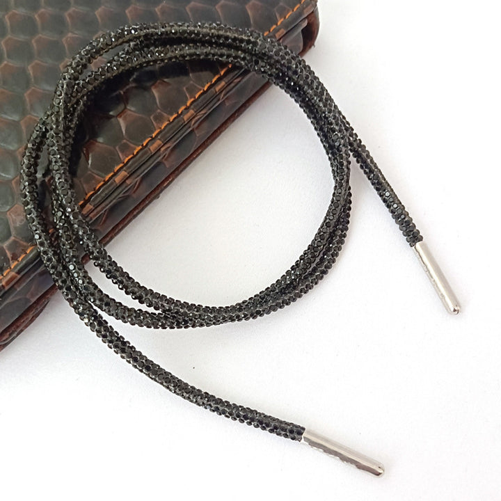 Sparkling Rhinestone Shoe Laces Bowlift