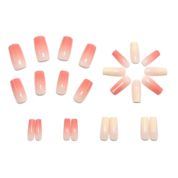 Luxurious artificial nails with elegant ombre effect Bowlift