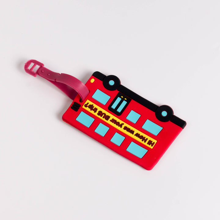 Unisex luggage tag with unique London design Bowlift