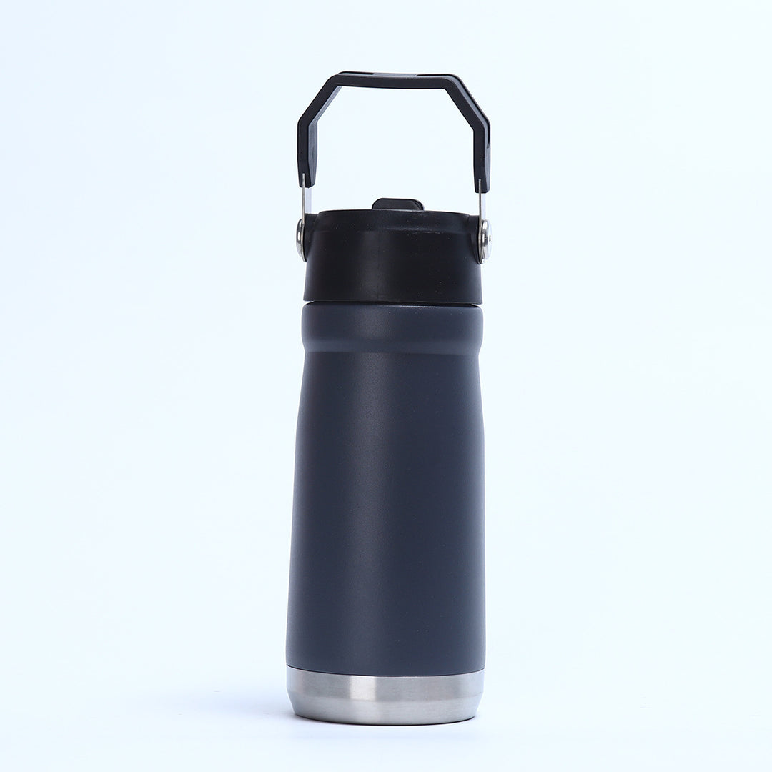 Women's Practical Insulated Drinking Bottle with Foldable Carry Handle Bowlift