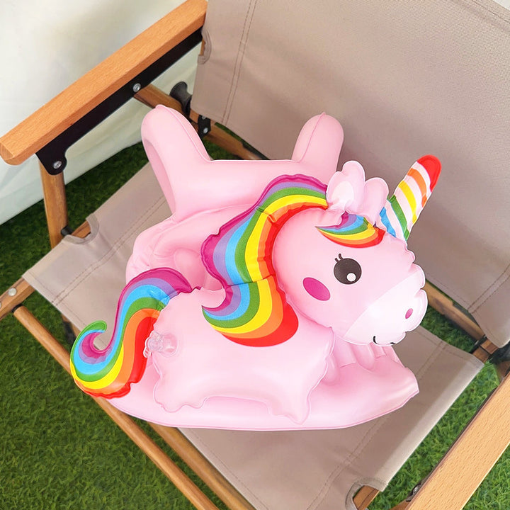Inflatable Unicorn Ride-On Pool Float Bowlift