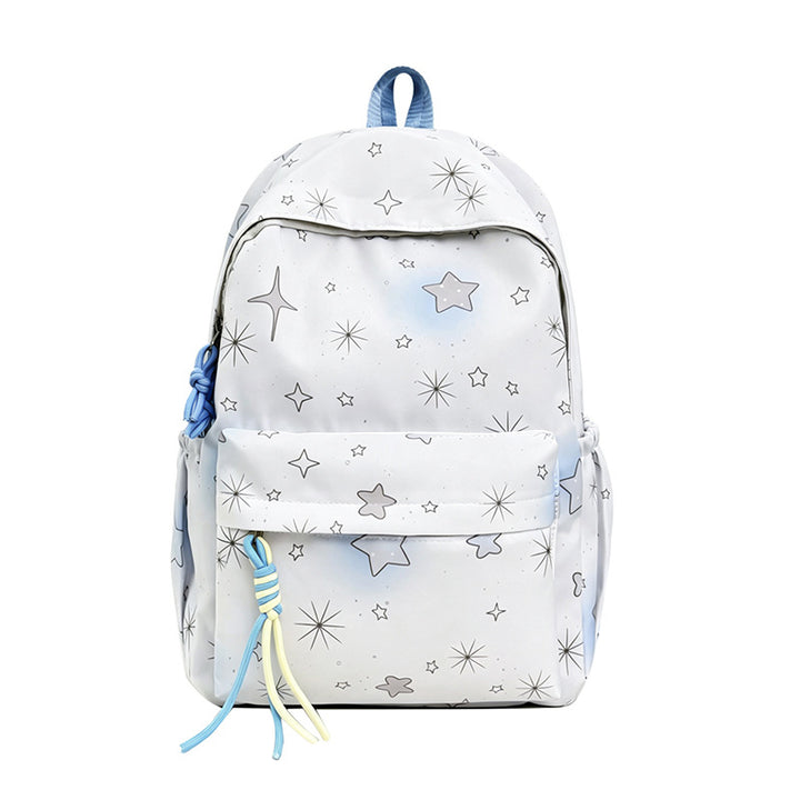 Starry Print Backpack Bowlift