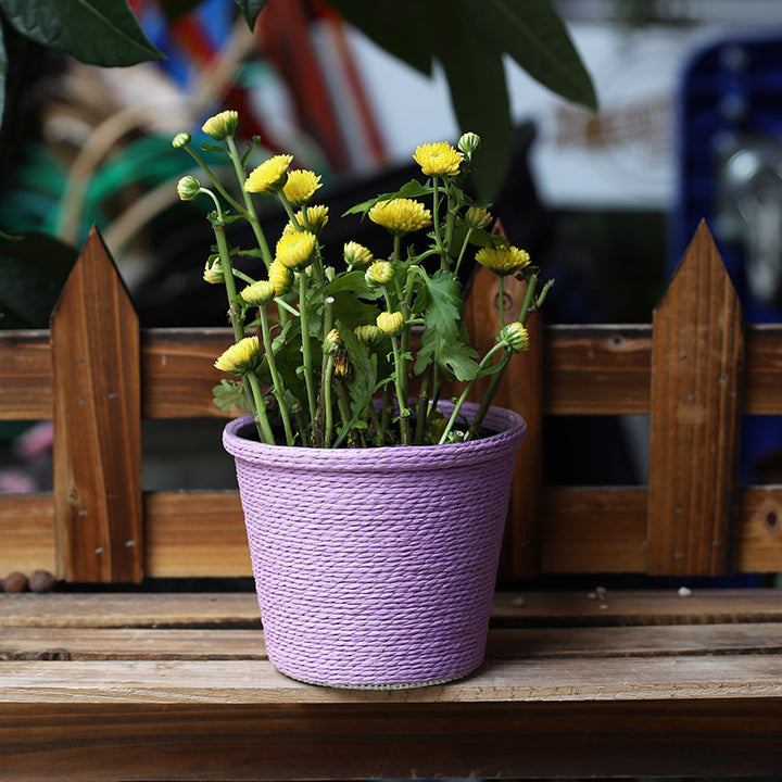 Natural Fiber Decorative Storage Container Bowlift