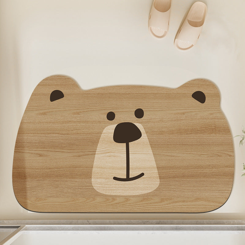 Adorable Frog-Shaped Bath Mat