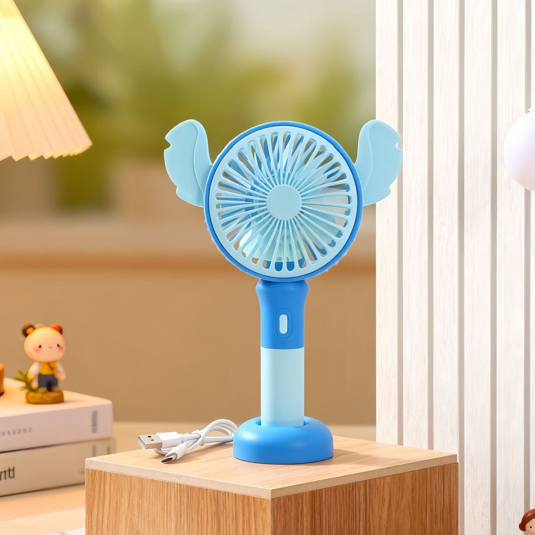 Ladies Hand Fan with Playful Design Bowlift