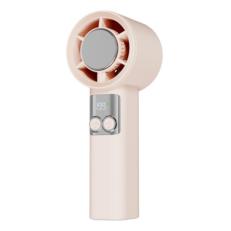 Women Portable Handheld Air Cooler with Temperature Display Bowlift