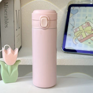 Women's Insulated Water Bottle with Practical Leak-Proof Cap Bowlift