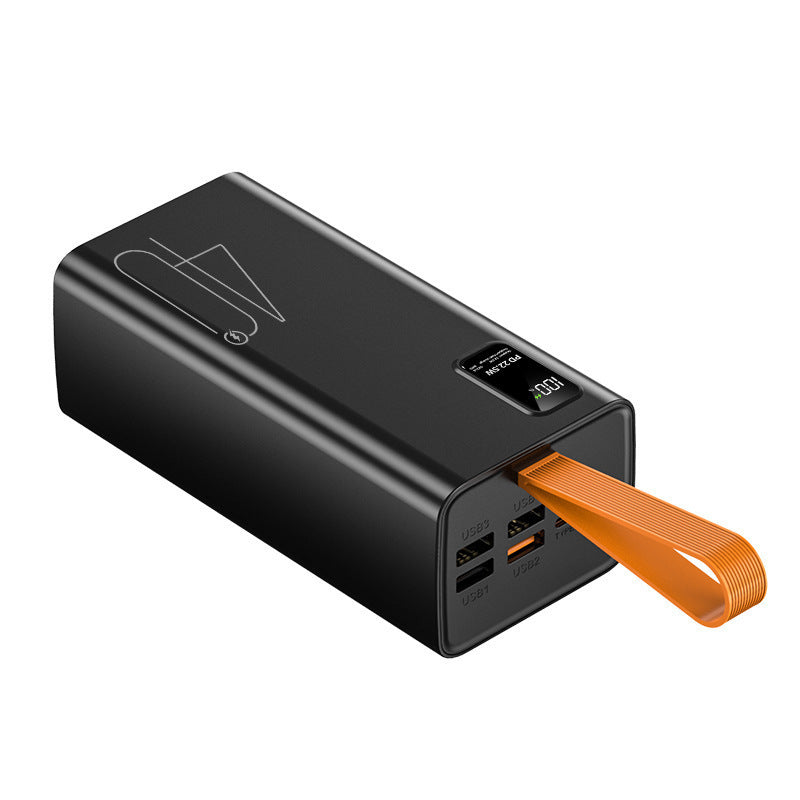 Portable Multi-Slot Power Bank with Digital Charging Status Indicator Bowlift