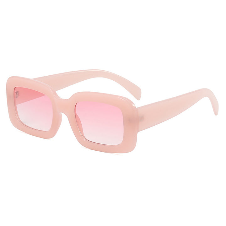 Retro Chunky Rectangular Acetate Sunglasses with Polarized Full UV Protection Bowlift