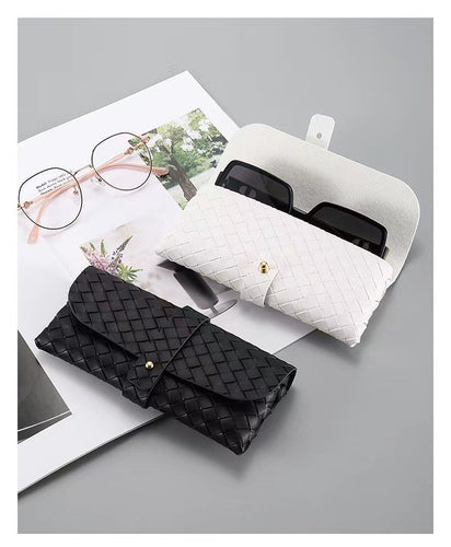 Woven Leather Clutch Bowlift