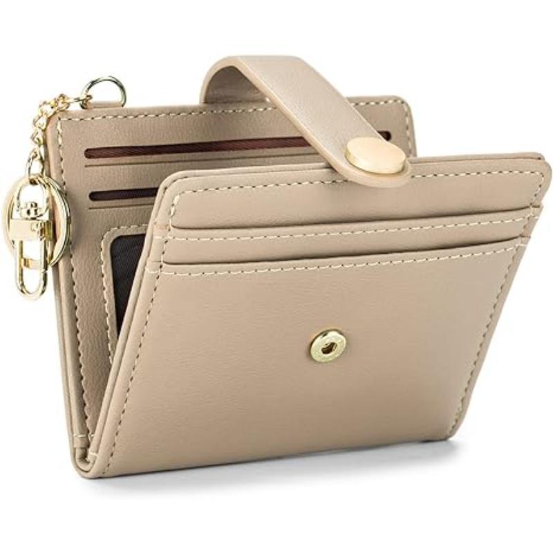 Compact card holder with keychain Bowlift