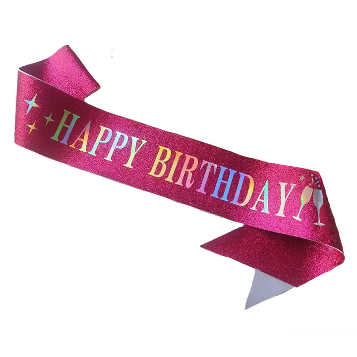 Women Funkenkrone with "Happy Birthday" lettering Bowlift