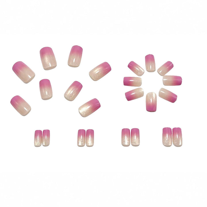 Artificial nails with ombre finish Bowlift