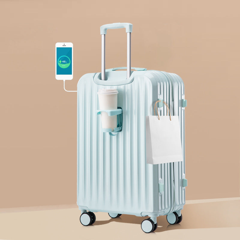 Smart Charging Hard-Shell Suitcase Bowlift