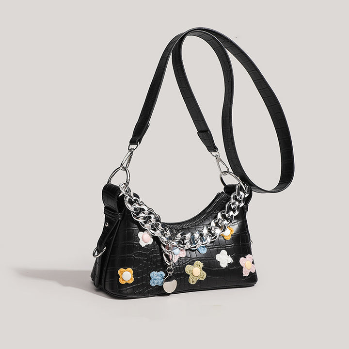 Decorative Chain Strap Handbag Bowlift