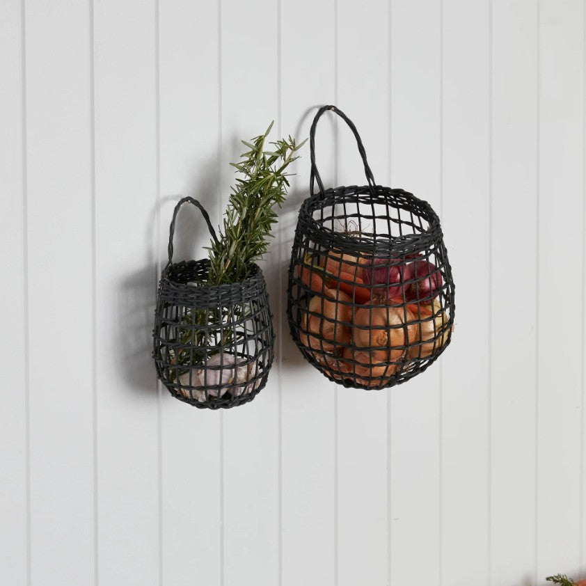 Handmade decoration basket made of natural material Bowlift