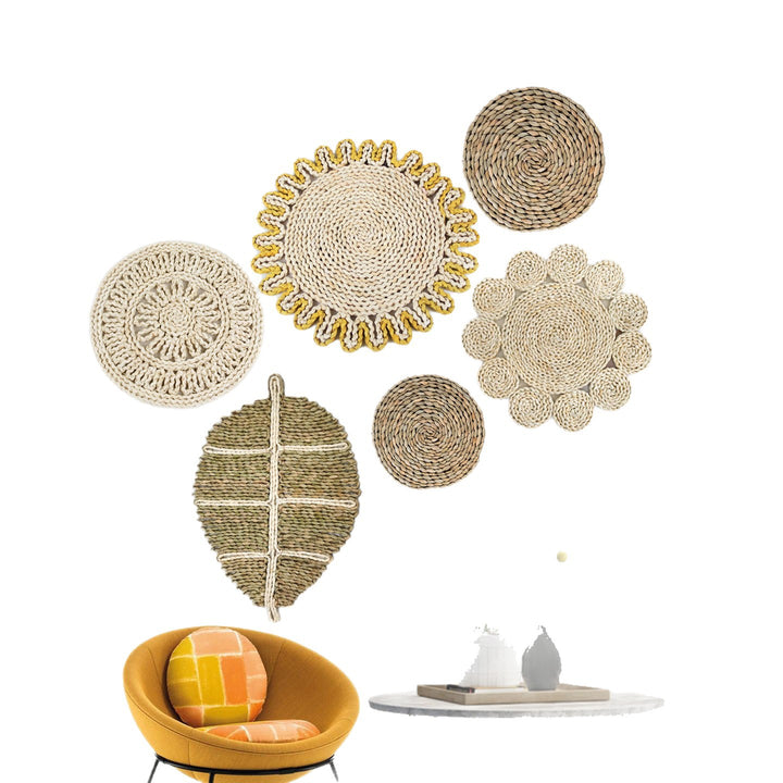 Natural Fiber Wall Hanging Decor