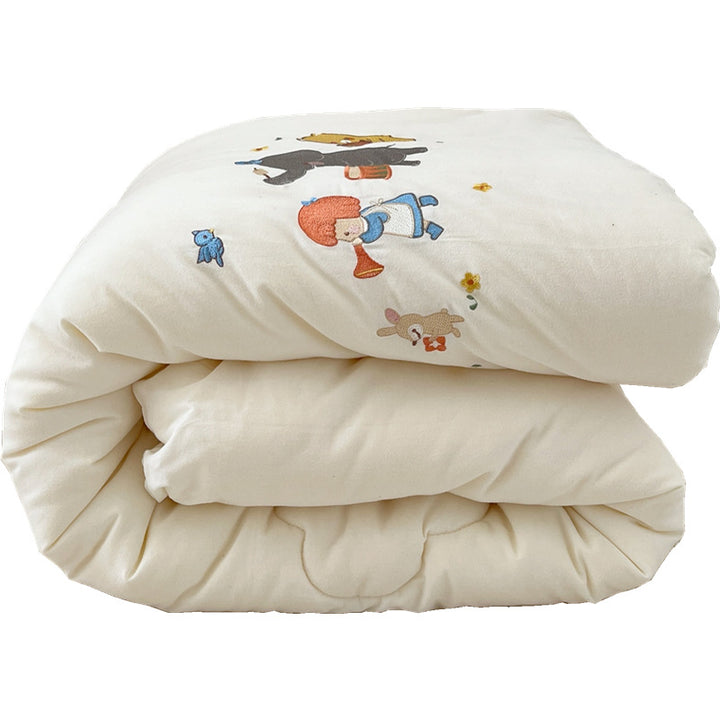 Unisex cuddly blanket with a cheerful animal motif Bowlift