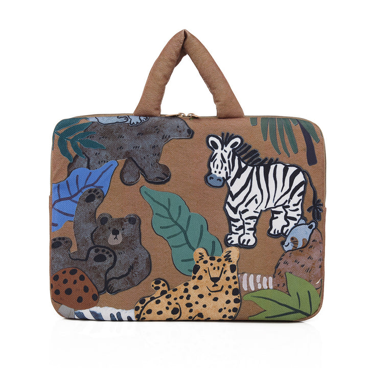 Stylish laptop cover with cute dog design Bowlift