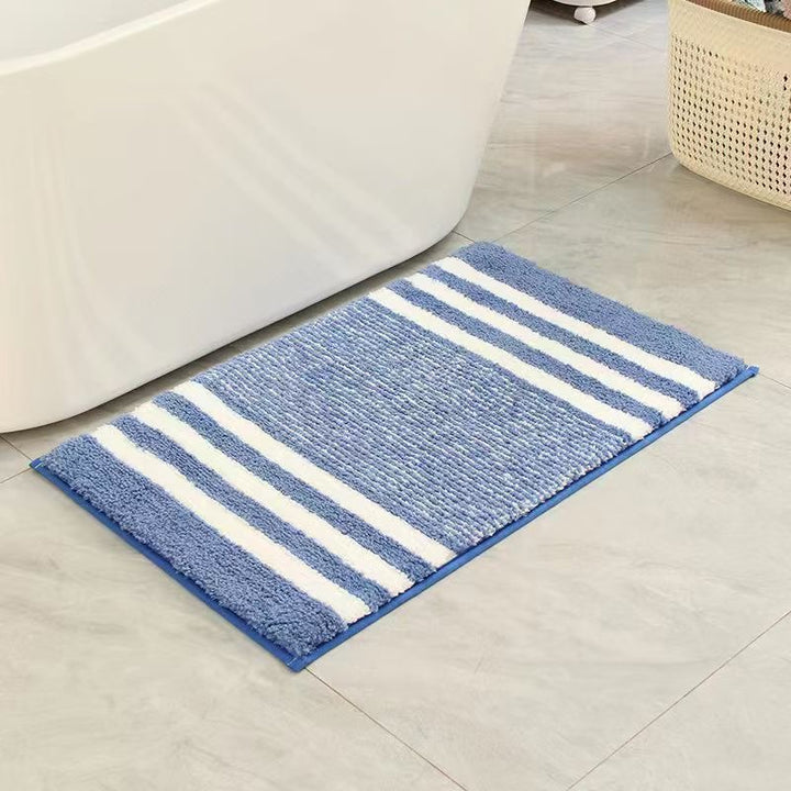 Textured Striped Bath Mat Bowlift