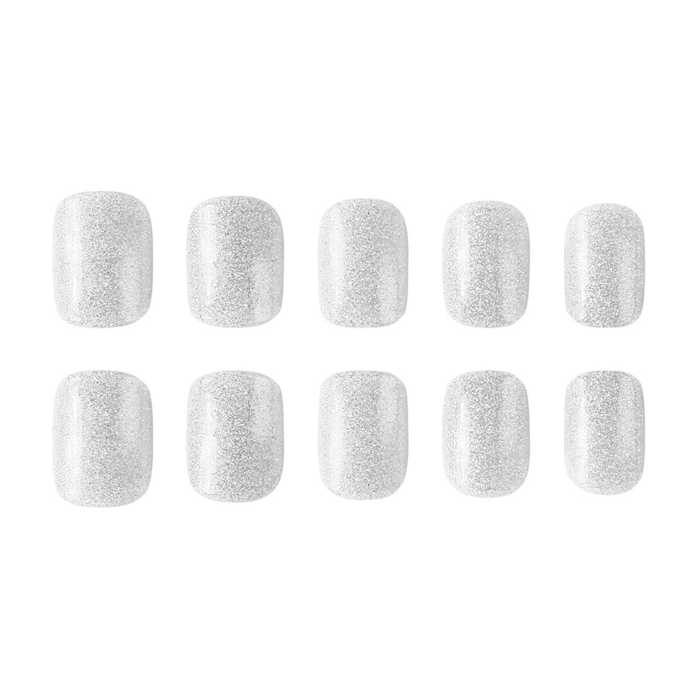 Sparkling Glitter Press-On Nails Bowlift