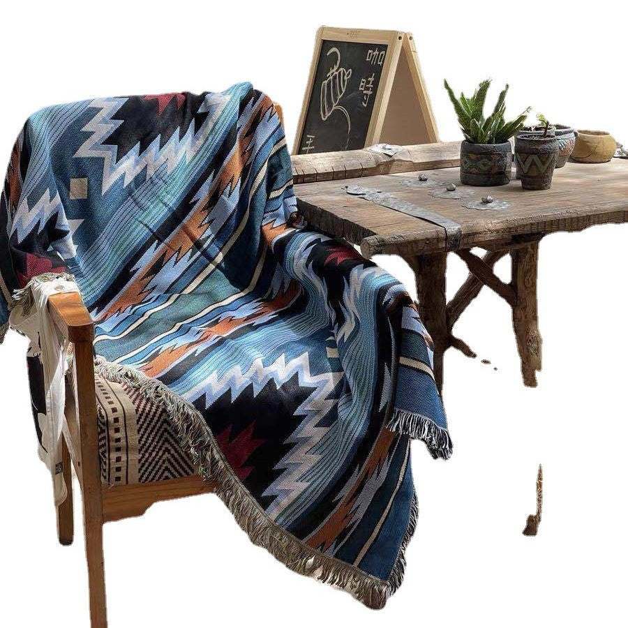 Cozy Tribal Throw Blanket