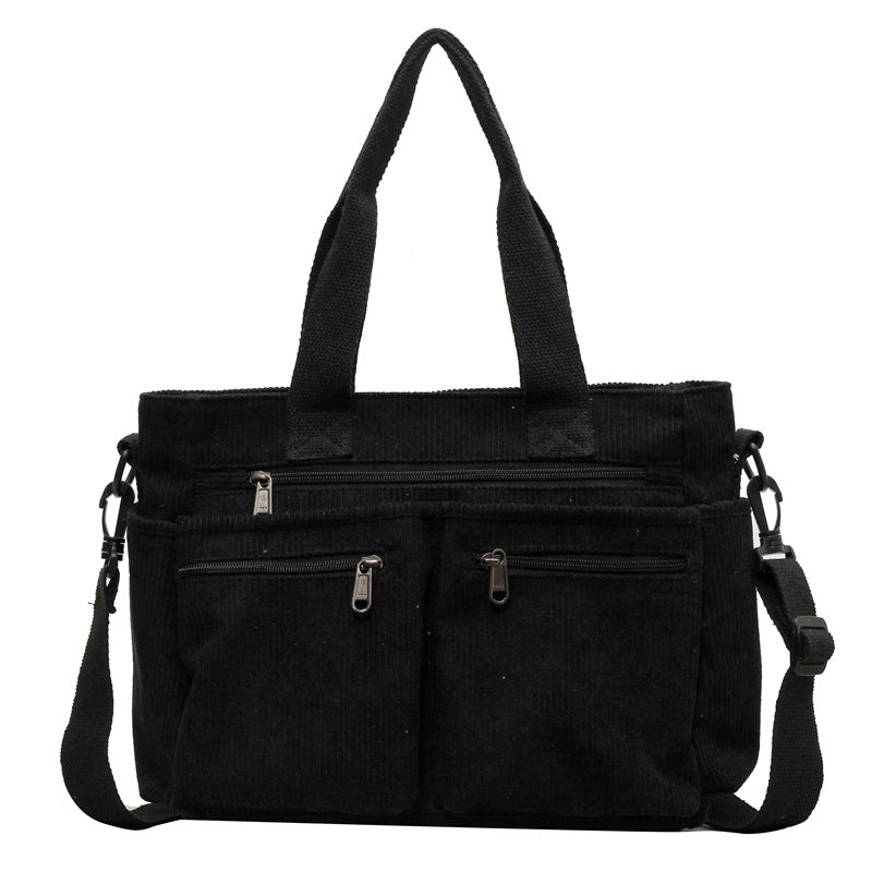 Durable shoulder bag with multiple compartments Bowlift