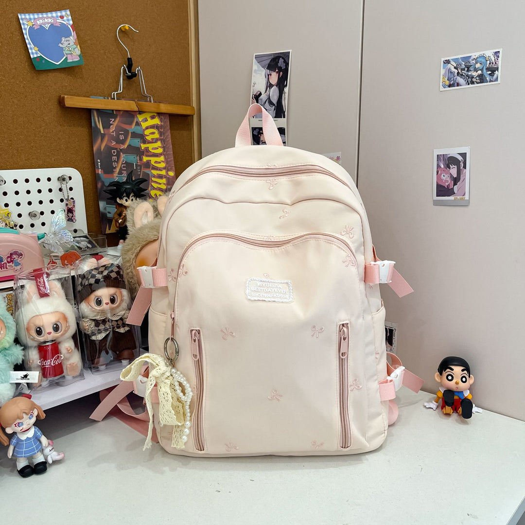 Stylish Floral Embroidered Backpack