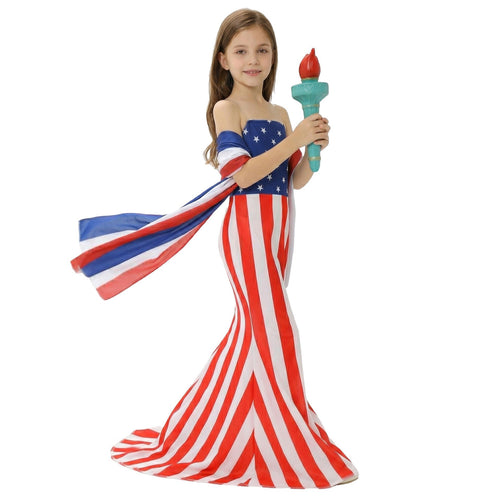 Unisex nan Patriotic Americana Uncle Sam Costume Set with Tailcoat, Striped Trousers, Top Hat and Bow Bowlift