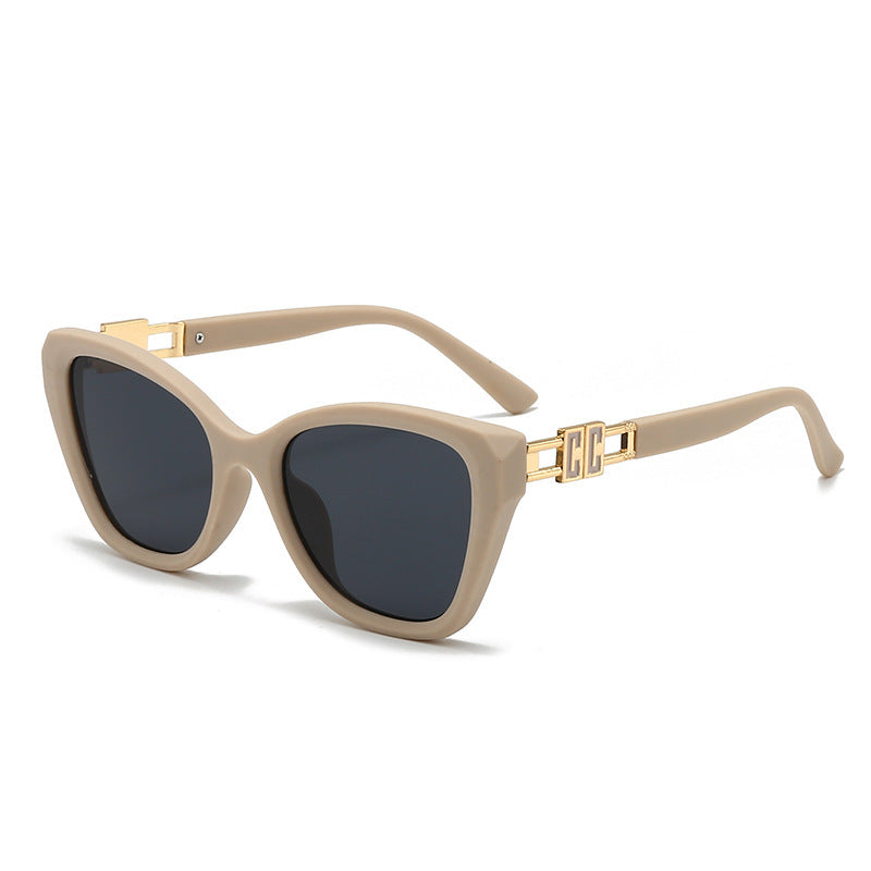 Women's Cat-Eye Sunglasses with Luxurious Accents Bowlift