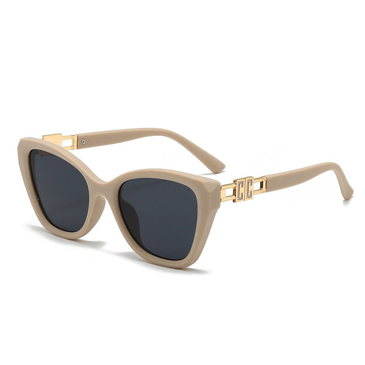 Women's Cat-Eye Sunglasses with Luxurious Accents Bowlift