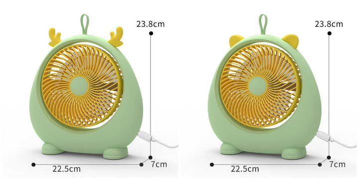 Women's Portable Mini Fan in Kawaii Animal Design Bowlift