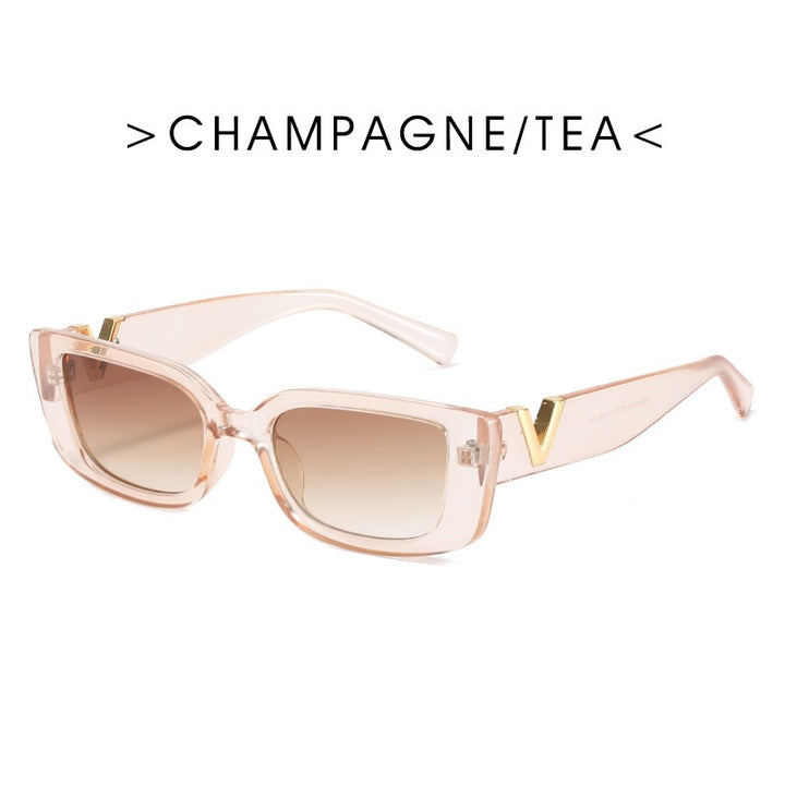 Retro-Inspired Geometric Frame Sunglasses Bowlift