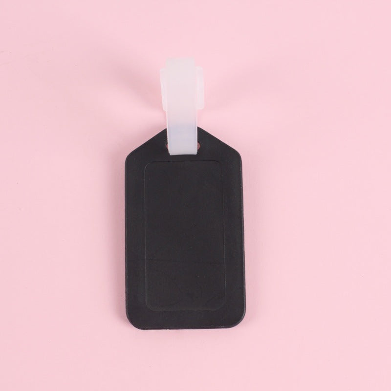 Unisex flexible silicone luggage tag Bowlift