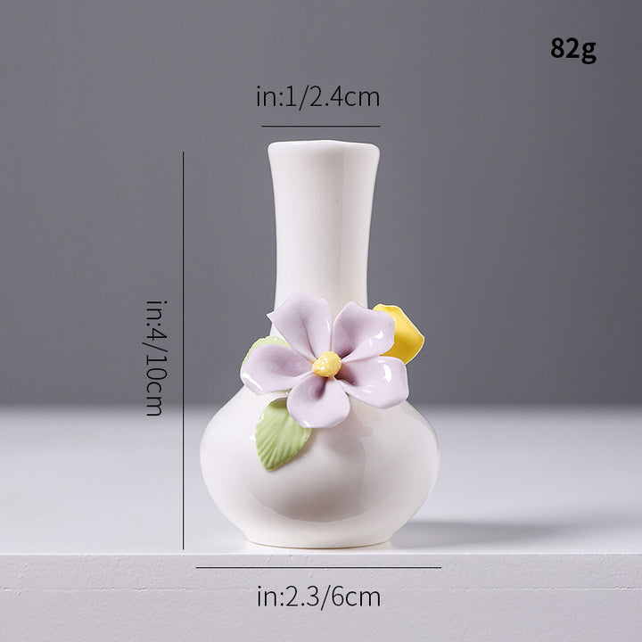 Floral Ceramic Vase